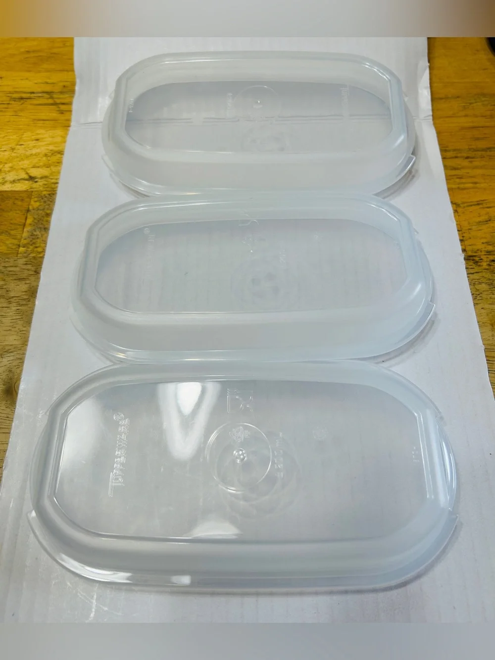 Tupperware modular mate oval containers. Set of 3, NEW.